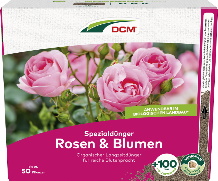 DCM Spezialdünger Rosen & Blumen